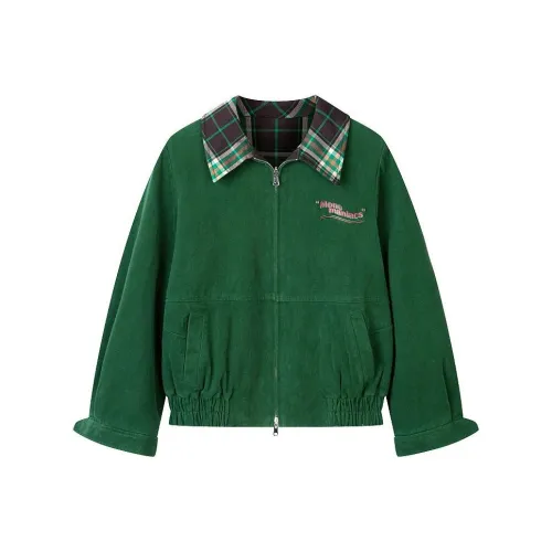 HOWL STUDIO Зеленая Женская Джинсовая Куртка