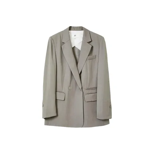 H'S Бизнес-костюм Женский Серебряный Оливково-зеленый