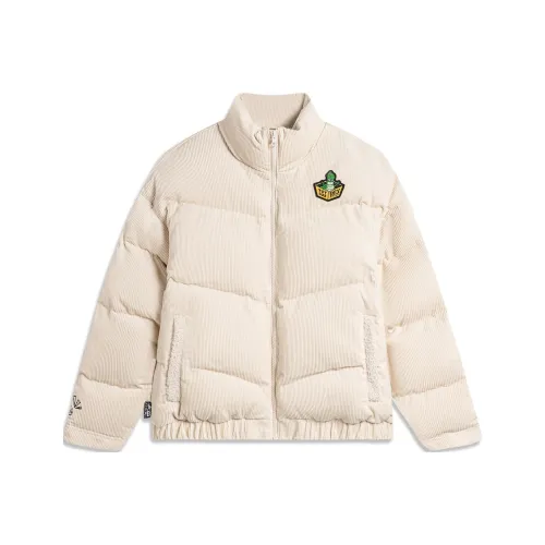 LiNing x Disney Пуховая куртка Женская Песочный Гравийный серый