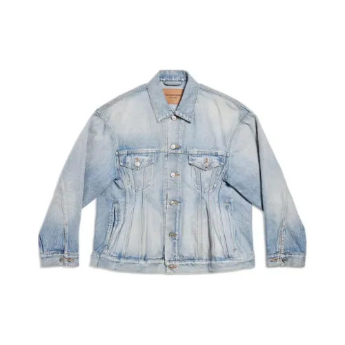 Balenciaga SS23 Denim Jacket Regular Fit Women's Blue Баленсиага SS23 Деним Куртка Стандартный крой Женский Синий