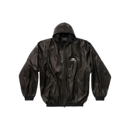 BALENCIAGA Черные Женские Кожаные Куртки