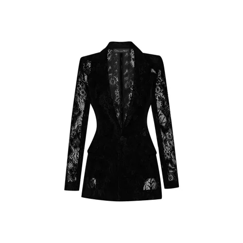 Oscar De La Renta Бизнес-костюм Пальто Женское Черное