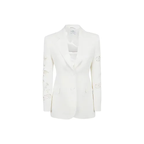 ERMANNO SCERVINO Бизнес-костюм Пальто Женское Белое