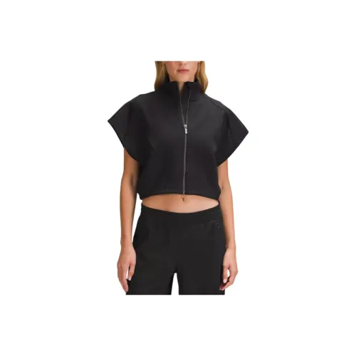 lululemon FIND YOUR WAY Тисненый Панель Full Zip Жилет Женские