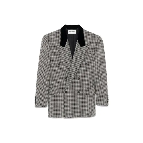 SAINT LAURENT FW23 Бизнес-костюм Куртка Женская Черная