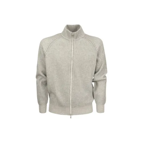 BRUNELLO CUCINELLI FW22 Кашемировый свитер мужской серый