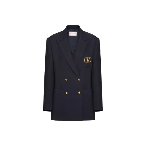 Valentino Бизнес-костюм Пальто Женское Морской синий