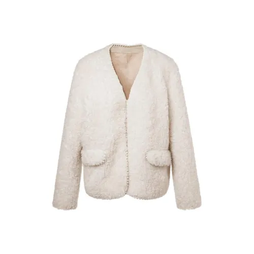 LOFT SHINE Экрю Женское короткое пальто