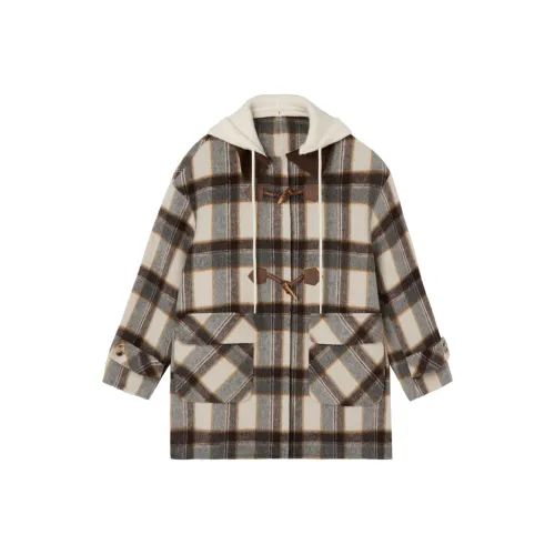 Pit Клетчатый Женское Пальто