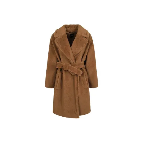 WEEKEND MaxMara Коричневое Женское Пальто