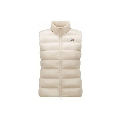 MONCLER Ghany Series Бежевый Женский Пуховый жилет