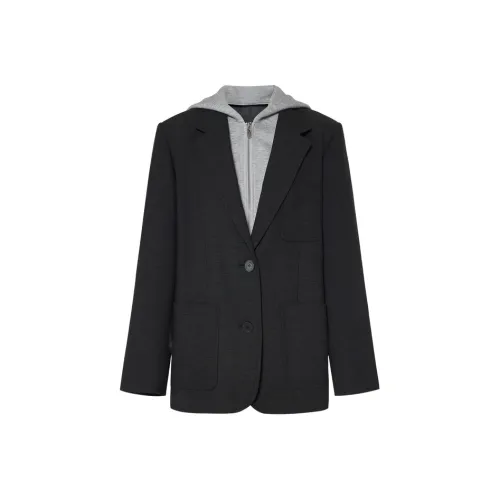 MOCO Бизнес-костюм женский цвет темно-серый Фотиния