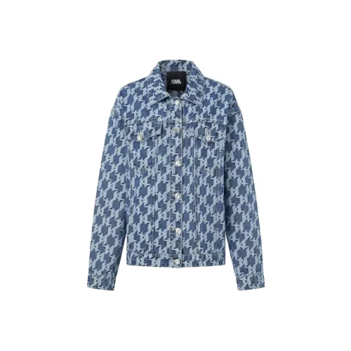 KARL LAGERFELD Denim Jacket Women's Blue