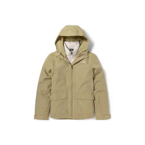 THE NORTH FACE Urban Exploration Водонепроницаемый и Ветрозащитный для сохранения тепла Ветровка Женские Хаки