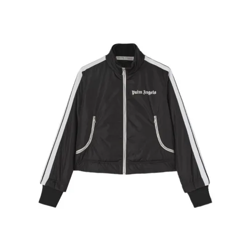 PALM ANGELS Черные женские объемные куртки (пуфы)
