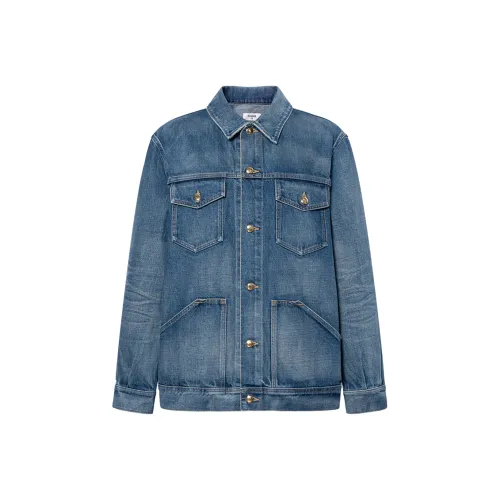 CELINE Синие Женские Джинсовые Куртки