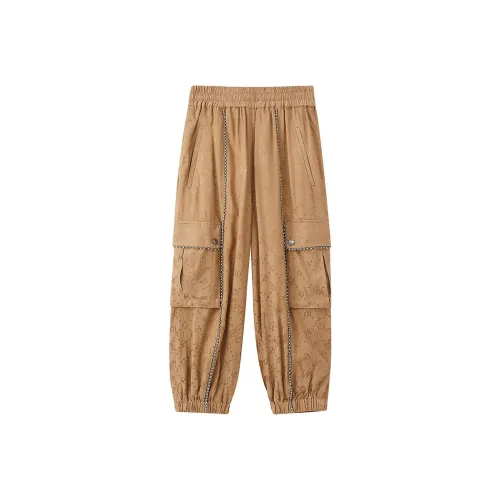 LULUALWAYS Штаны с манжетами Повседневные брюки Женские