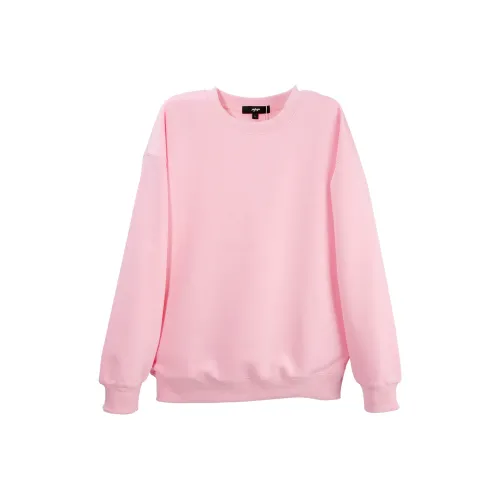 MJ STYLE Круглый вырез Пуловер Длинный рукав Толстовка Унисекс