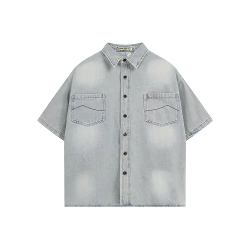 BEAR UNION Синие Женские Рубашки