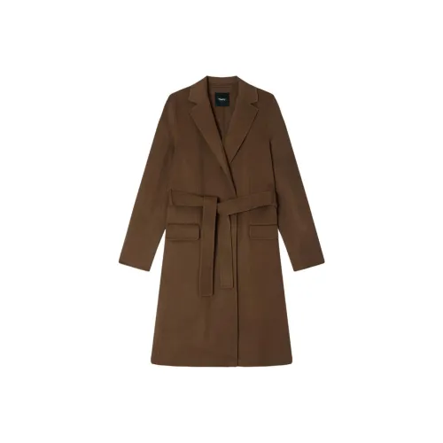 Theory Рыжевато-коричневый Женские бархатные куртки