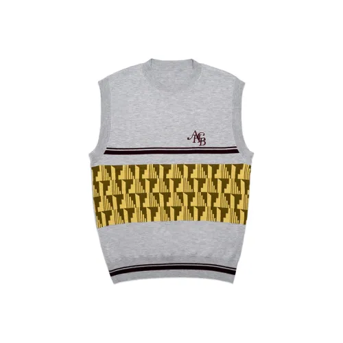 Ahhhing Лаймово-серый Унисекс Жилеты