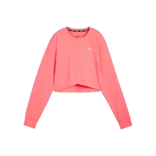 PUMA Розовые Женские Свитшоты