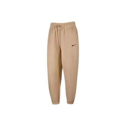 Nike Sportswear Essentials Series Вязаные Тренировочные Штаны Женские Коричневые