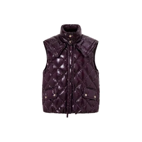 Carven Темно-фиолетовые Женские Жилеты