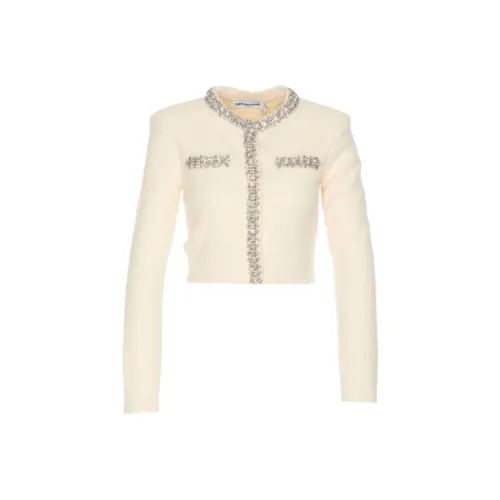 Self Portrait Трикотаж Женский Бежевый