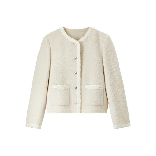 SENTUBILA Куртка Женская Кремовый Frost Белый