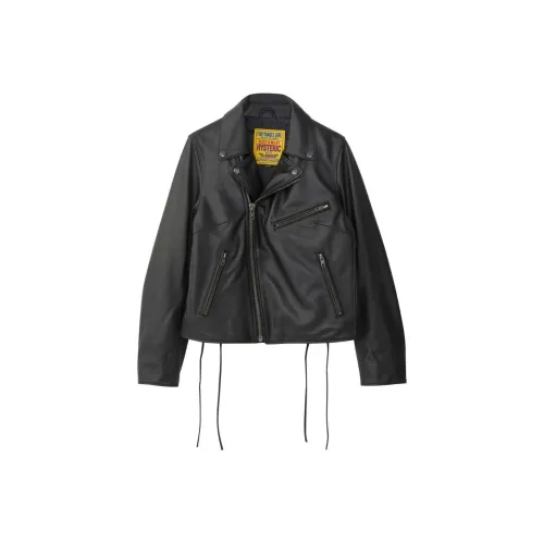 HYSTERIC GLAMOUR Кожа Куртка Женская Черная