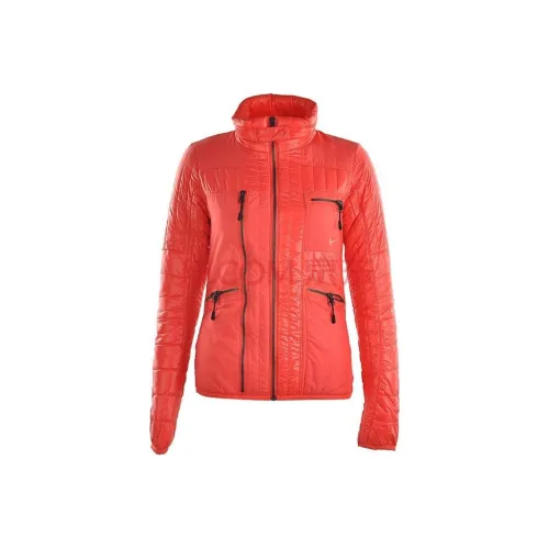 NIKE Апельсиновые женские объемные куртки (пуфы)