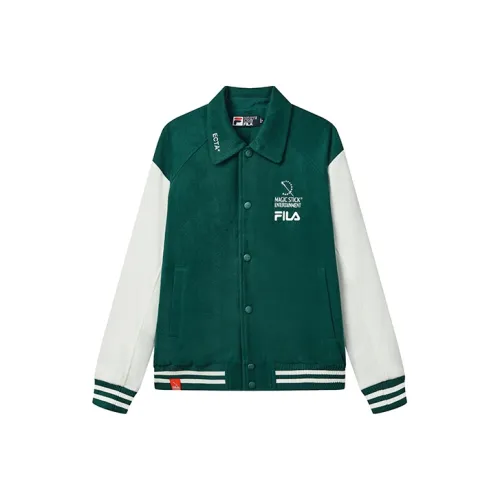 FILA Пшеница Seedling Зеленый Женские Бейсбольные Джерси