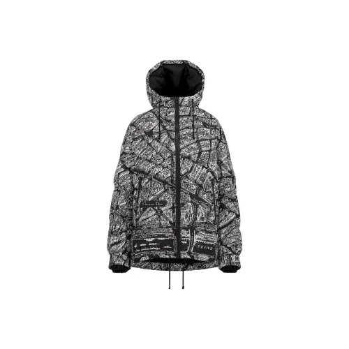 DIOR FW23 Хлопковый пуховик Женский Многоцветный