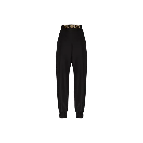 VERSACE Черные Женские Вязаные Спортивные Брюки