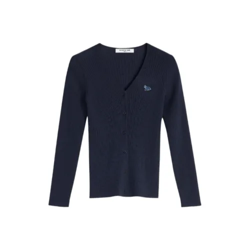 Maison Kitsune SS25 Трикотаж Женский Морской Синий