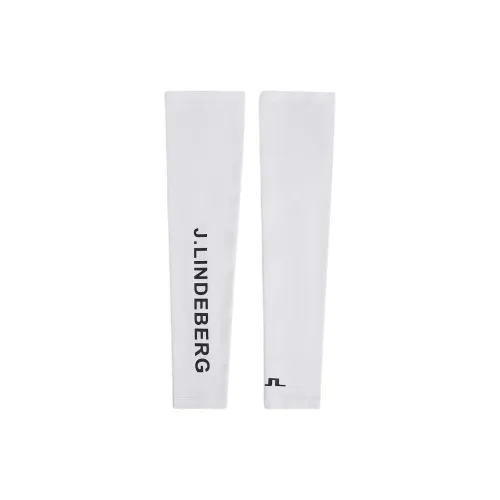 J.Lindeberg Полиэстер Спандекс Силикон Нарукавники с защитой от солнца Унисекс Белый