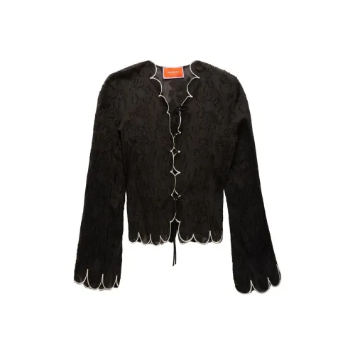 La DOUBLEJ. Cropped Coat Women's Black