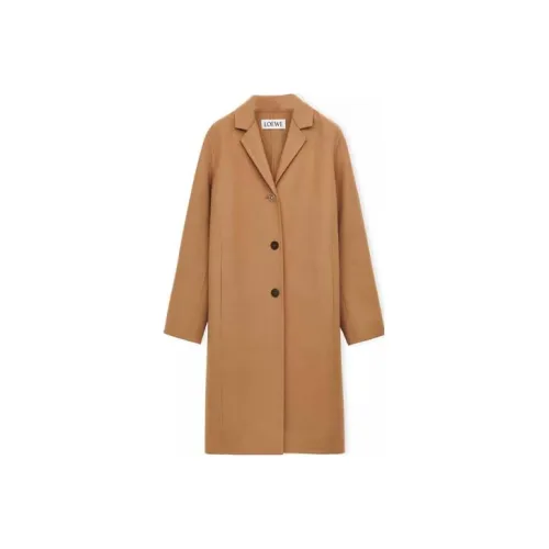 LOEWE SS23 Коричневый Женские бархатные куртки