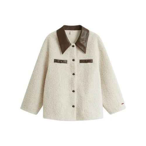 Inman Cropped Jacket Женская Pearl White