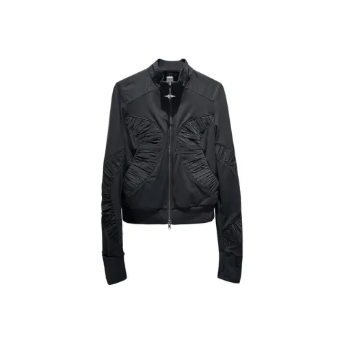 ANNAKIKI Cropped Coat Women's Black