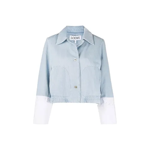 LOEWE Куртки и Пальто Женские Светло-Синий