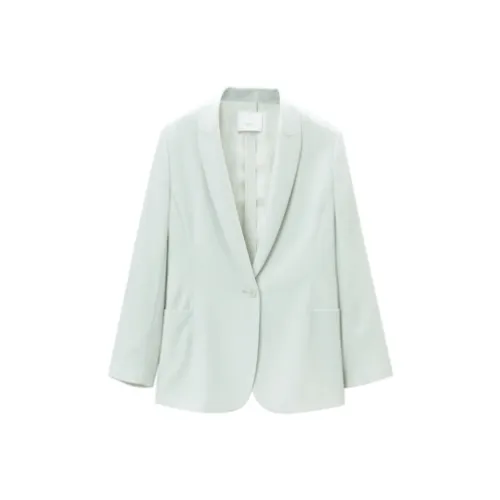 OVV Светло-зеленый Однотонный 14 Женские Офисные костюмы