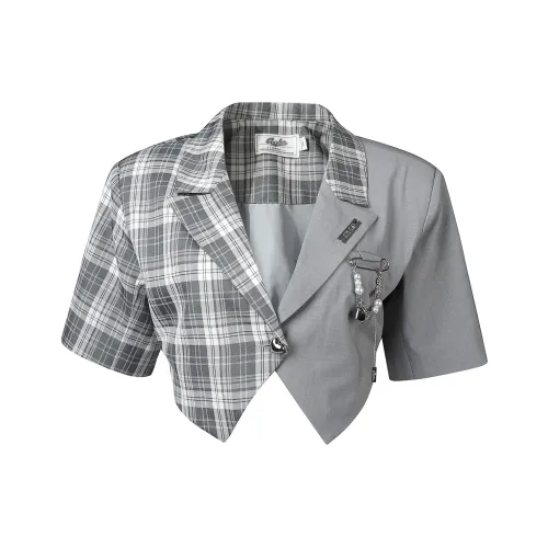 Guuka Hero Бизнес-костюм женский пыльно-синий