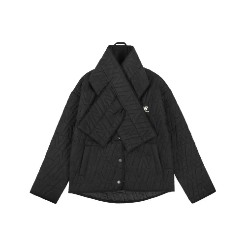 New Balance Черные Женские Объёмные Куртки (Пуфы)