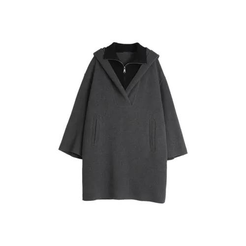 Elle Средне-серое Женское Пальто