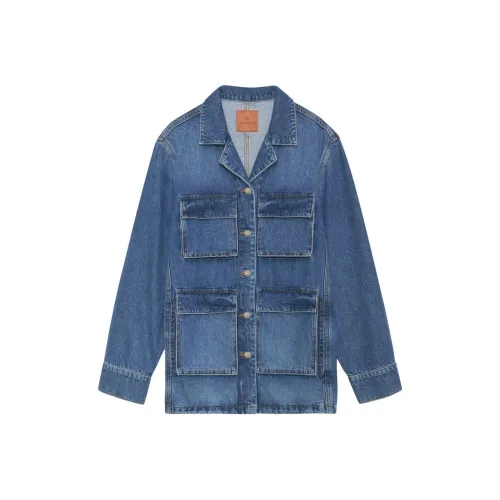 Anine Bing Denim Jacket Женская Blue