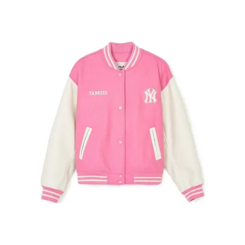 MLB SS24 Бейсбольная куртка Женская Розовая