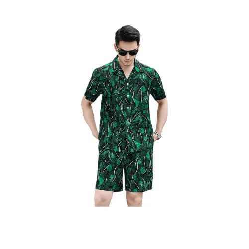 Devanro Повседневная спортивная одежда Мужская Зеленая