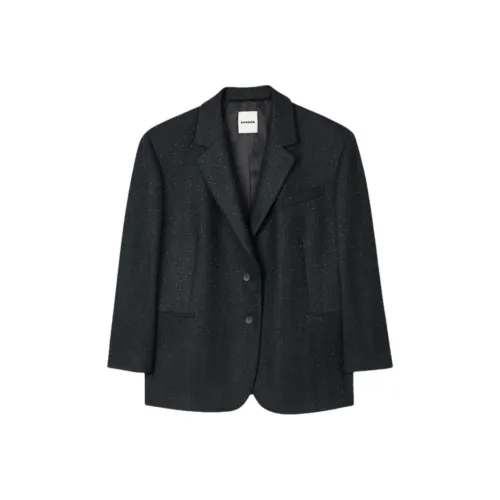 Sandro Бизнес-костюм женский темно-серый